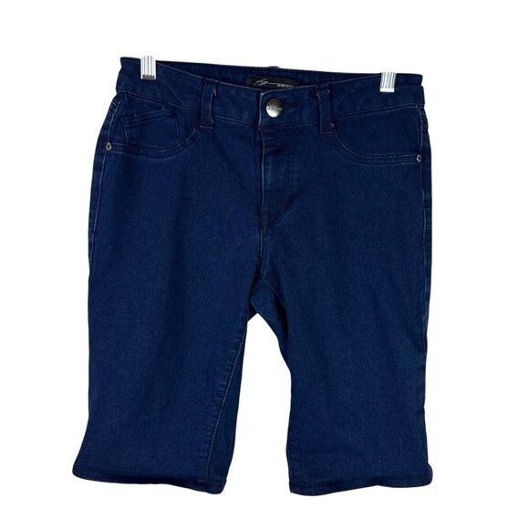 AG Denim Women's 6 Stretch Denim Shorts Blue EUC - Picture 1 of 12